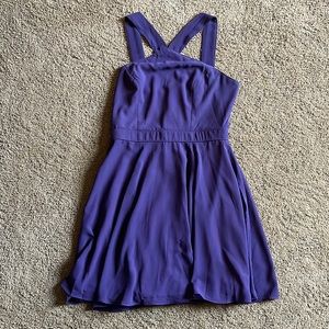 Lulus dusty purple high neck skater dress. Size medium, worn once.